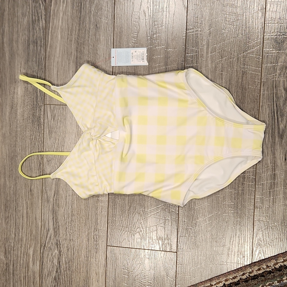 NWT Cat & Jack Girls sz L (10/12) Onepiece Swimsuit